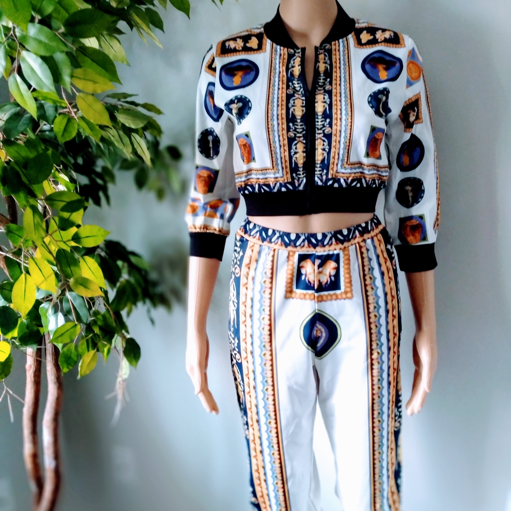 Printed Capri Set